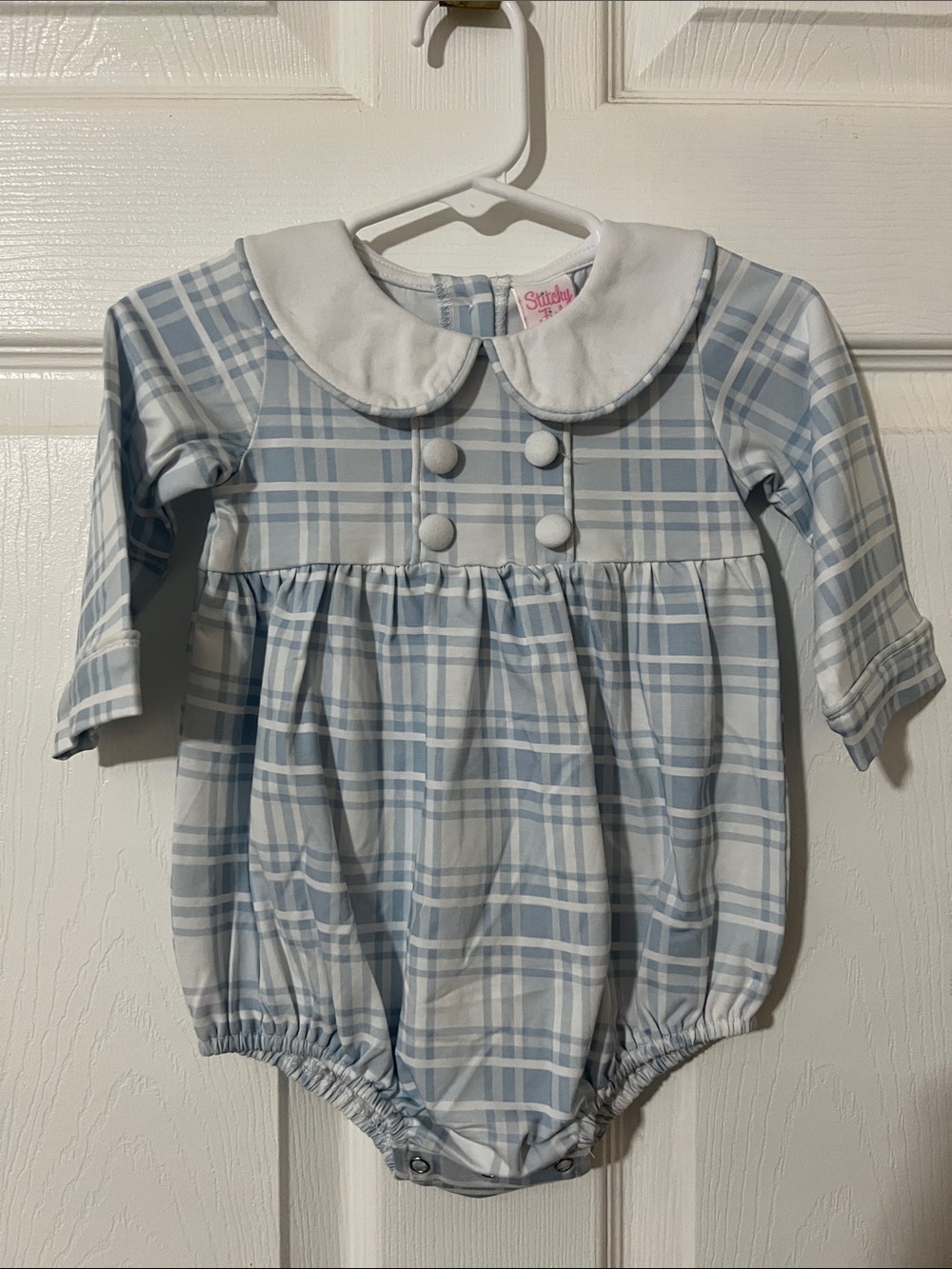 NWOT Stitchy Fish Boys Outfit Bubble 6 Months